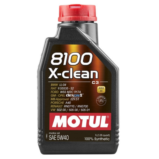 MOTUL 8100 X-CLEAN 5W-40 1L