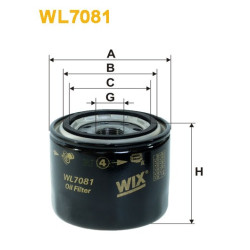 Olajszűrő WIX WL7081             W811/80